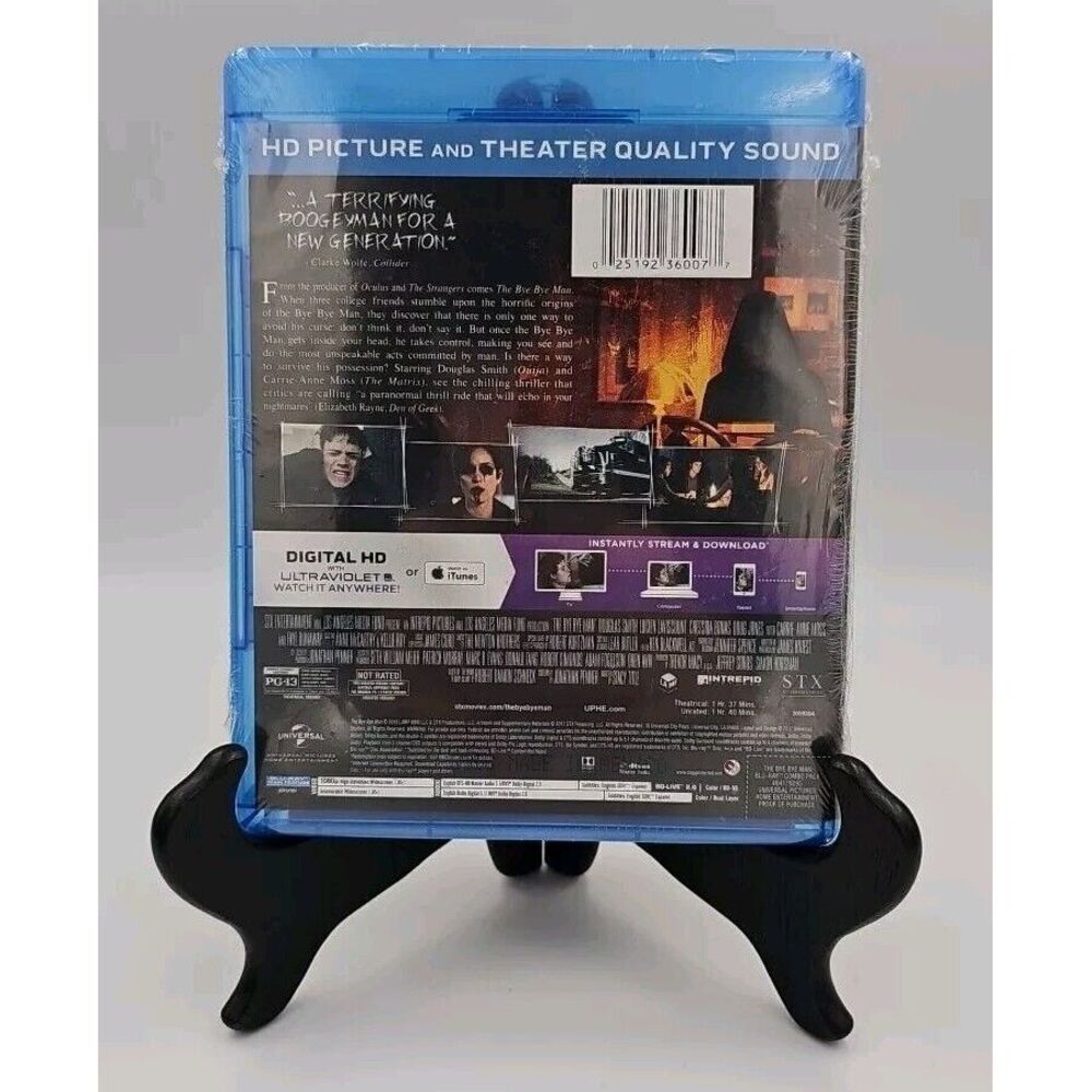 New & Sealed The Bye Bye Man (Unrated Blu-ray + DVD + Digital HD) Horror Blu-Ray - Picture 2 of 2